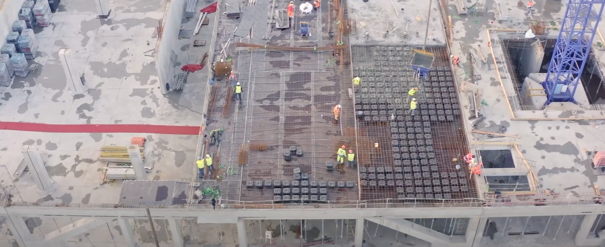 Construction de l'Aéroport Roland Garros avec Nouveau Nautilus Ev