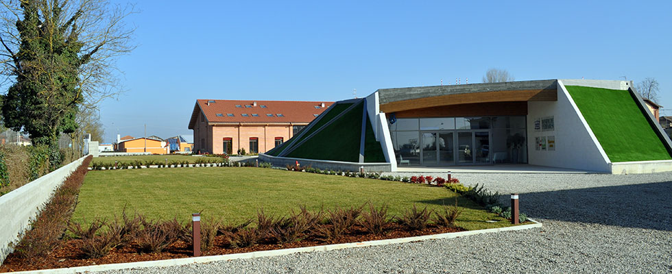 University Campus of Jolanda di Savoia with Drainpaenl for underground basins