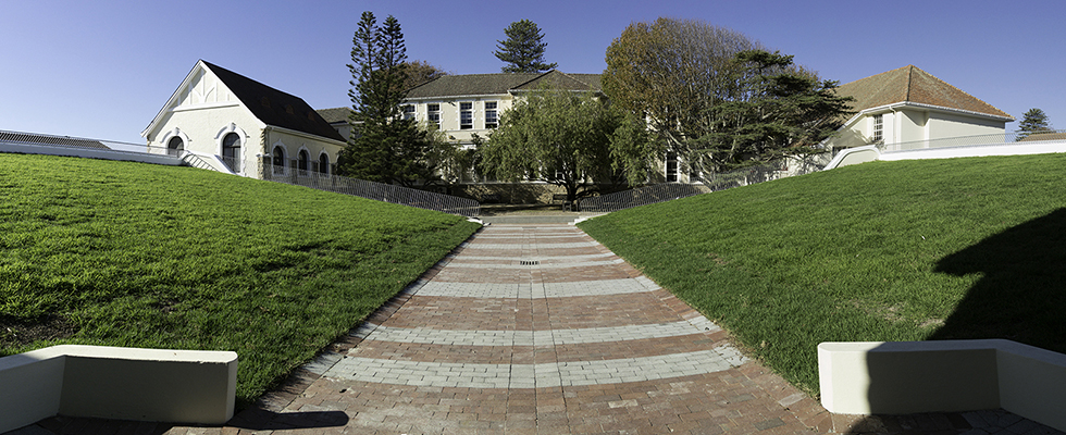 A new courtyard at Wynberg Girls High School