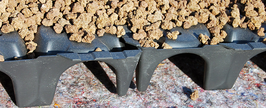 Drainroof element in a school in South Africa