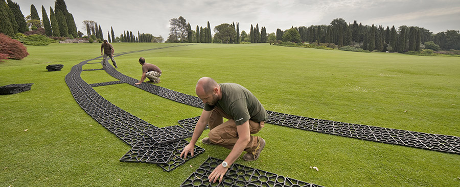 Geoflor-Installation im Sigurtà-Gartenpark