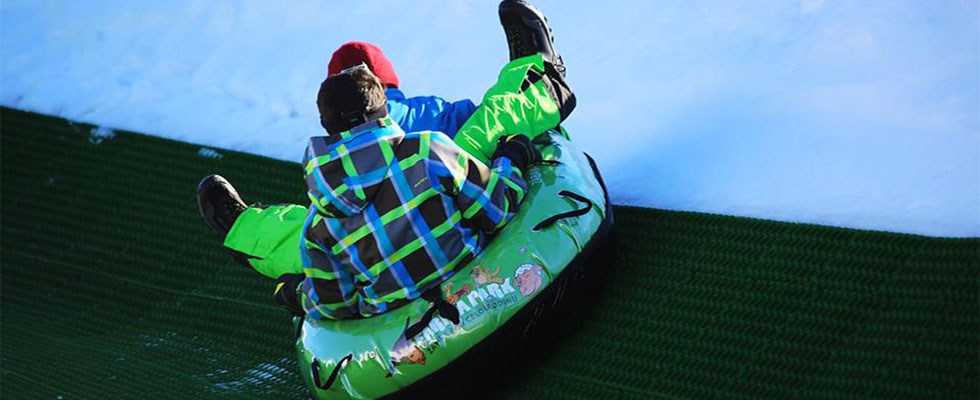 Tubing track at Farma Park