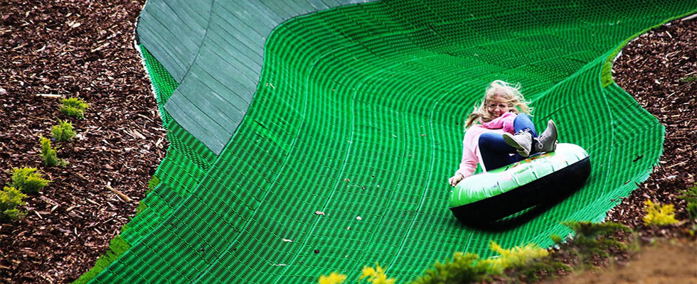 Tubing track at Farma Park