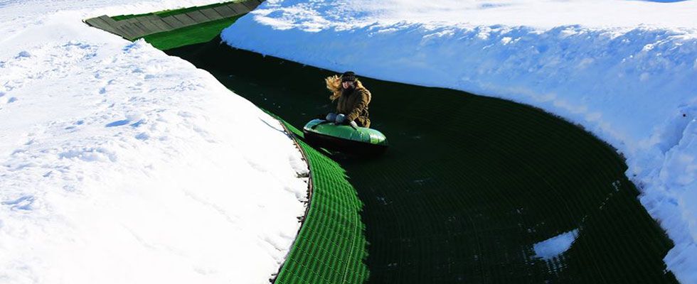 Tubing track at Farma Park