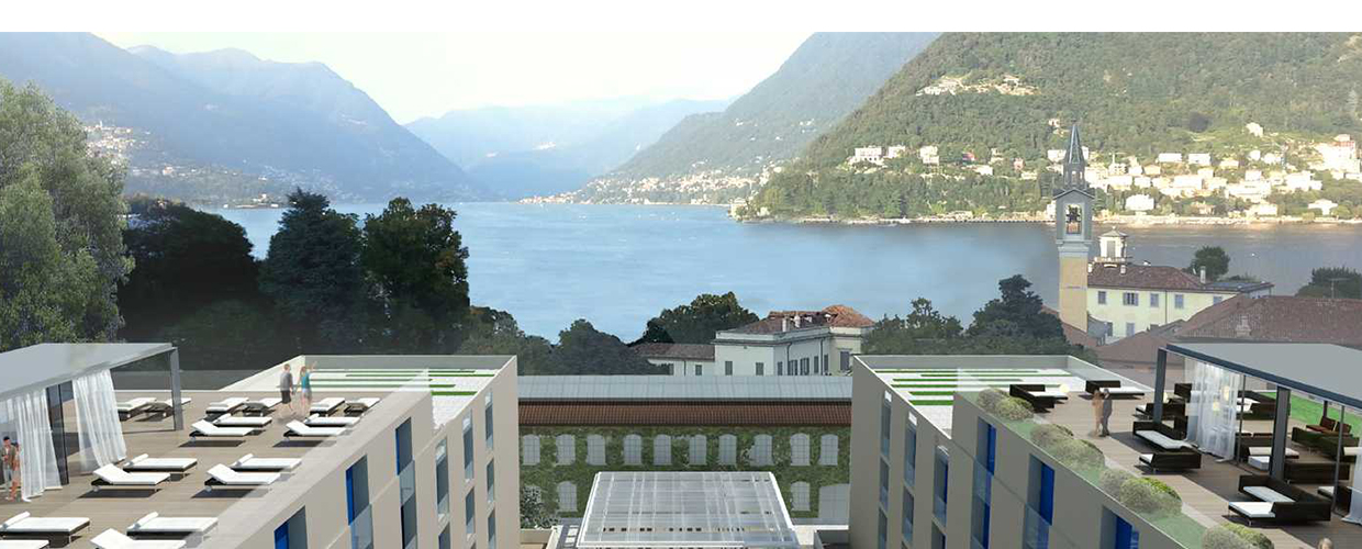 Hilton Lake Como rooftop gardens