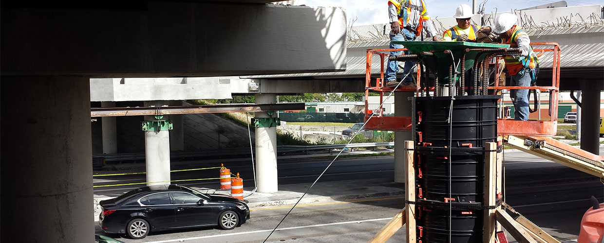 Turnpike highway Florida formwork