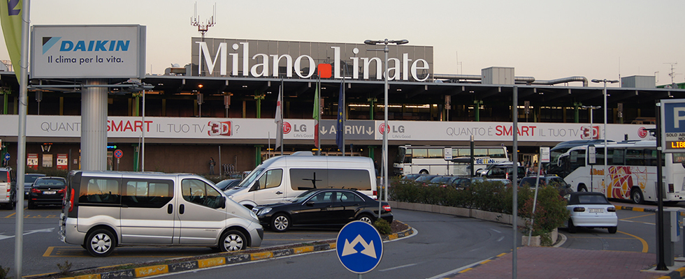 Linate airport in Milano