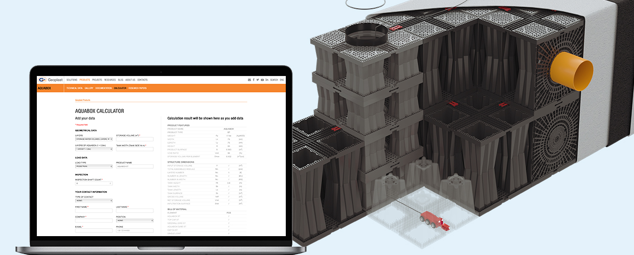 Calculateur Aquabox est disponible en ligne