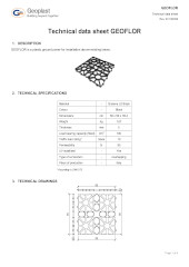 Geoflor Technical sheet