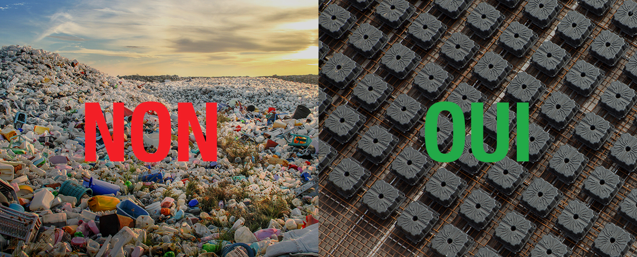 Geoplast blog Pourquoi utilisons-nous du plastique recyclé dans la construction