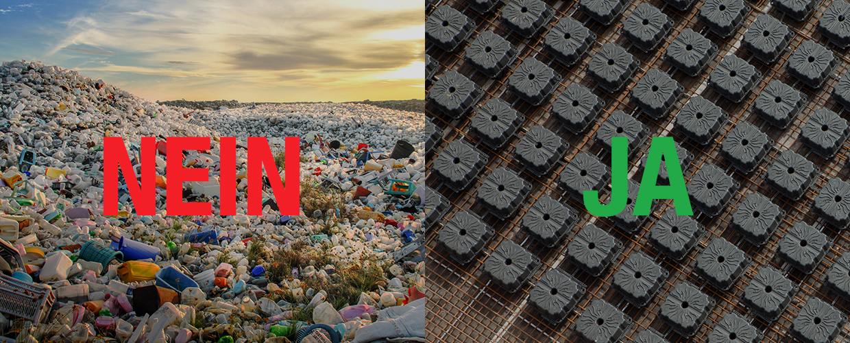 Geoplast Blog Weshalb verwenden wir recycelten Kunststoff im Baugewerbe