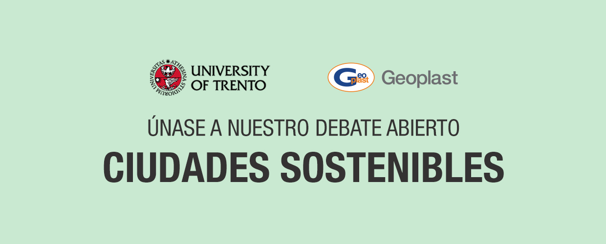 Ciudades sostenibles con la Universidad de Trento y Geoplast