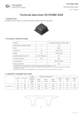 Skydome Technical sheet