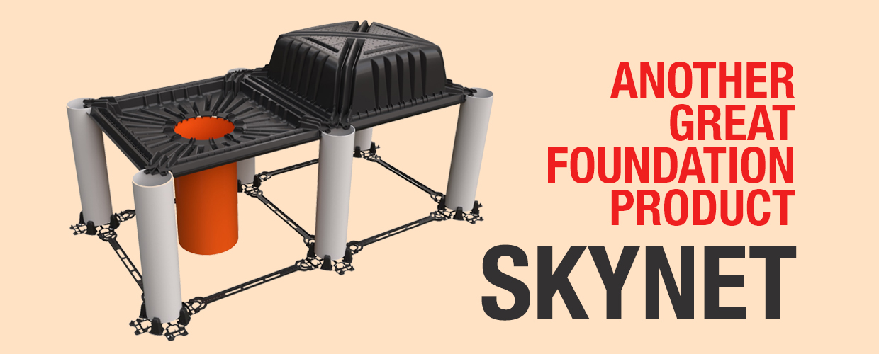 Skynet - the only lightweight fill formwork compliant with Eurocode