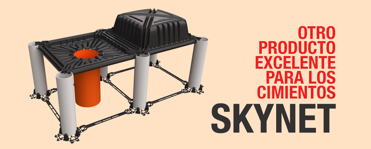 Skynet – el único encofrado para el relleno estructural ligero que cumple con las normas de Eurocódigo