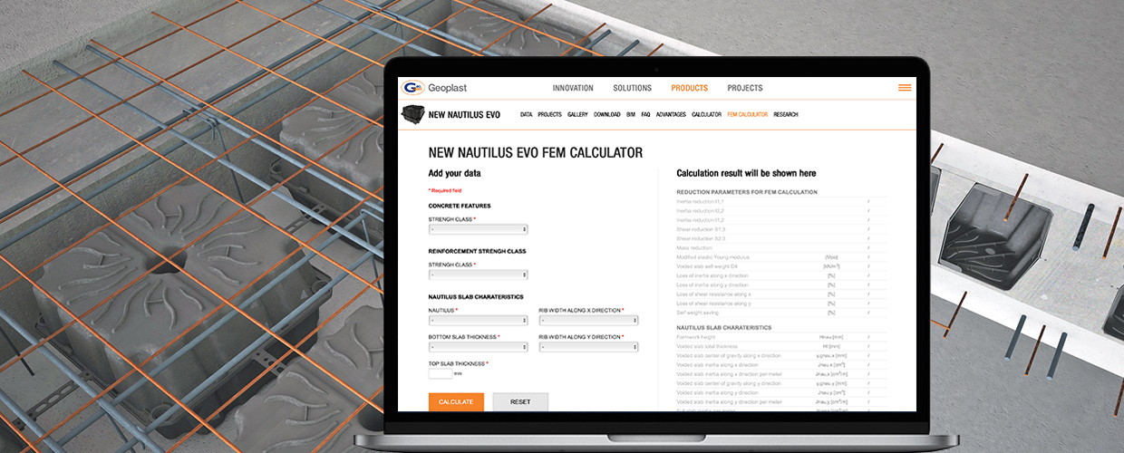 New Nautilus Evo FEM calculator is available online