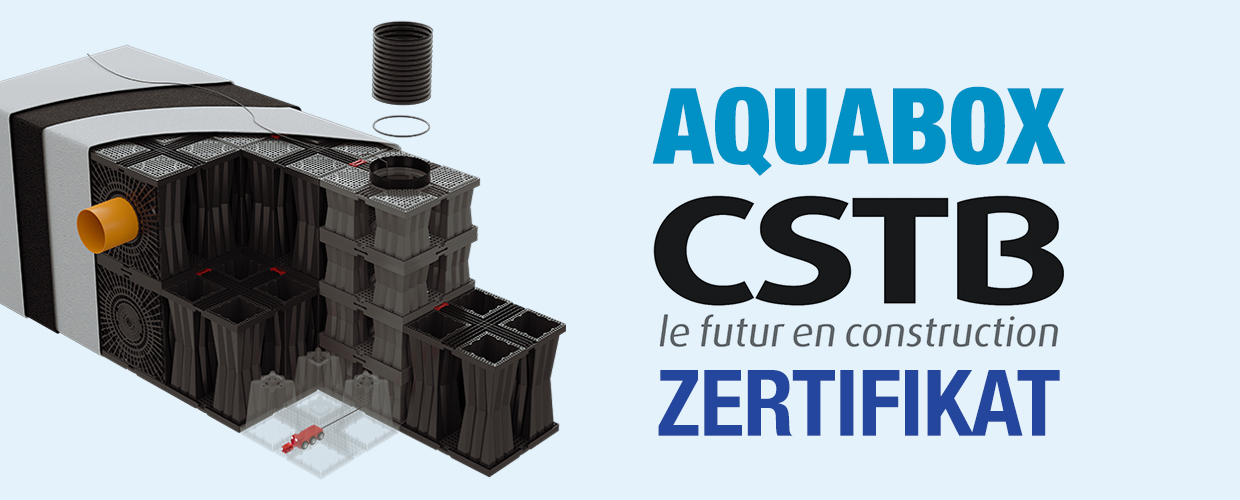 Aquabox CSTB-Zertifikat