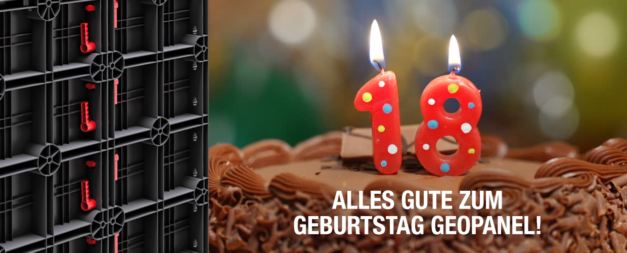 Alles Gute zum 18. Geburtstag Geopanel!