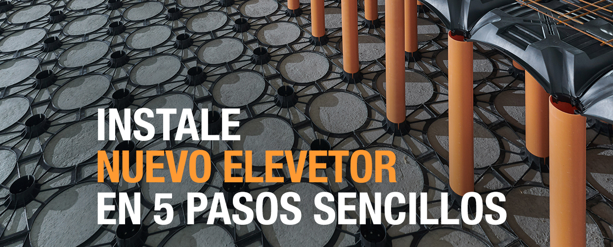 Instale Nuevo Elevetor en 5 pasos sencillos