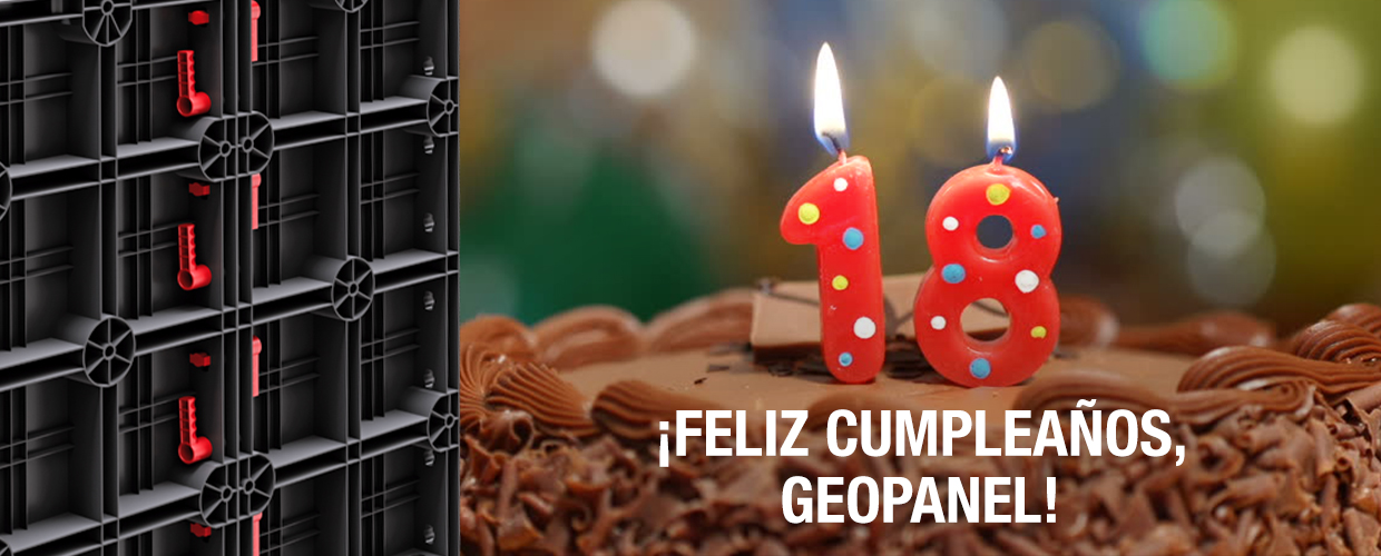 ¡Felicidades a Geopanel por cumplir 18 años!