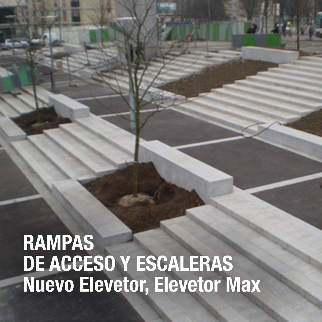 1 Rampas de acceso y escaleras