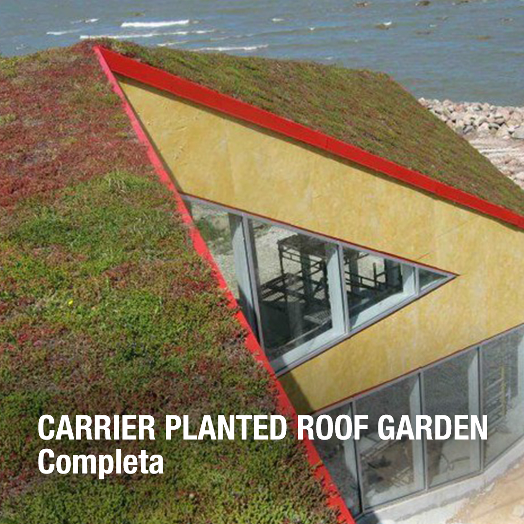 4 Carrier planted roof garden