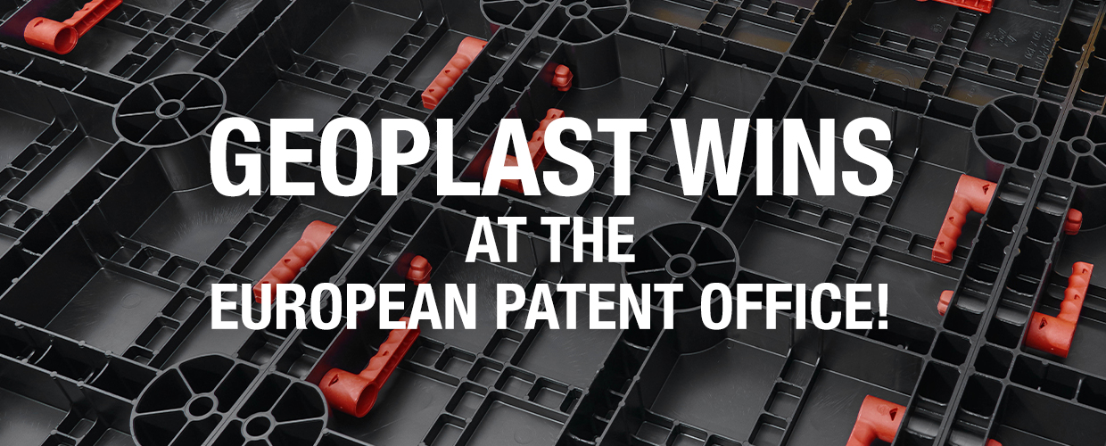 Geoplast final win at the European Pantent Office