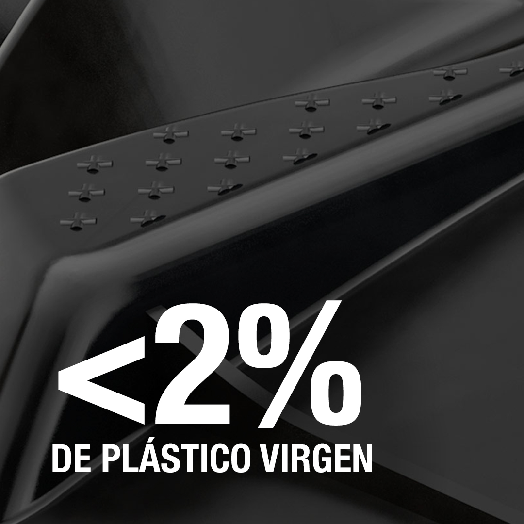2 Reducir el uso de plástico virgen por debajo del 2 %