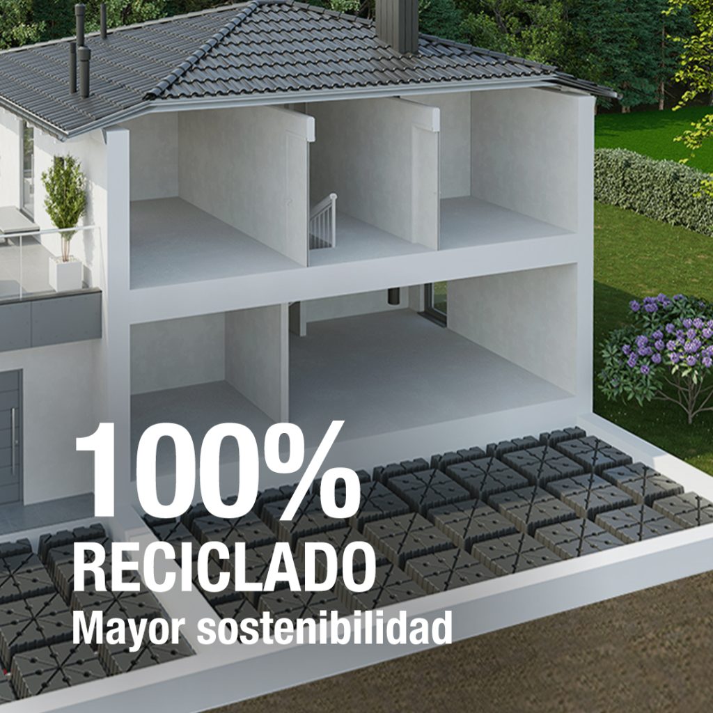 100 % reciclado – Mayor sostenibilidad