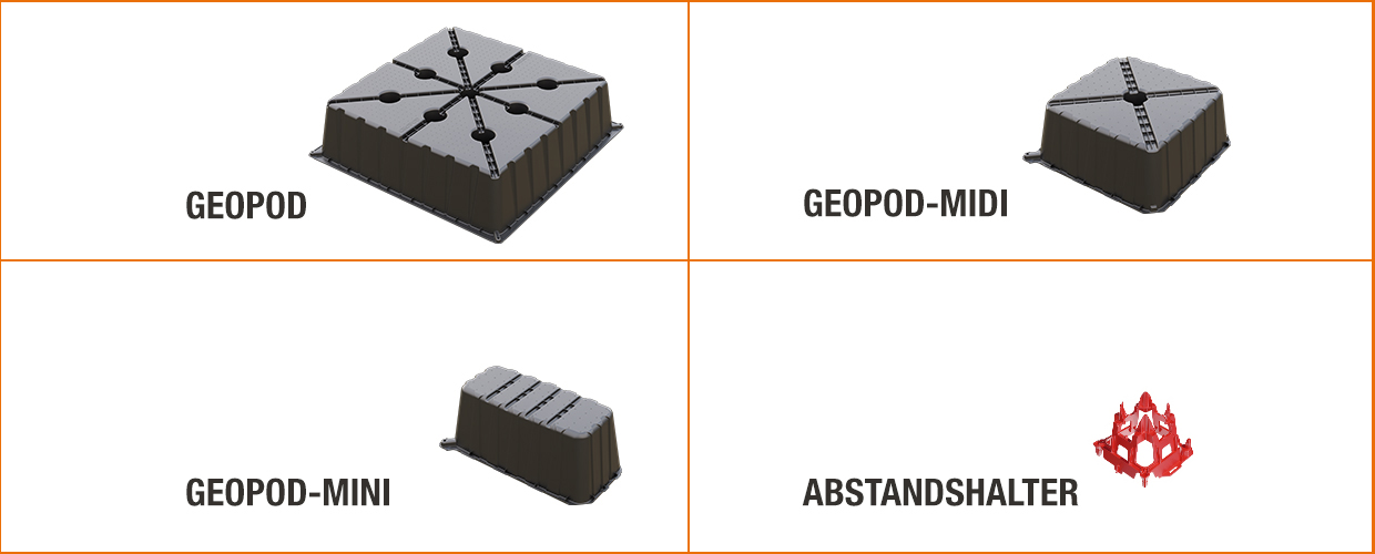 Geopod-Elemente