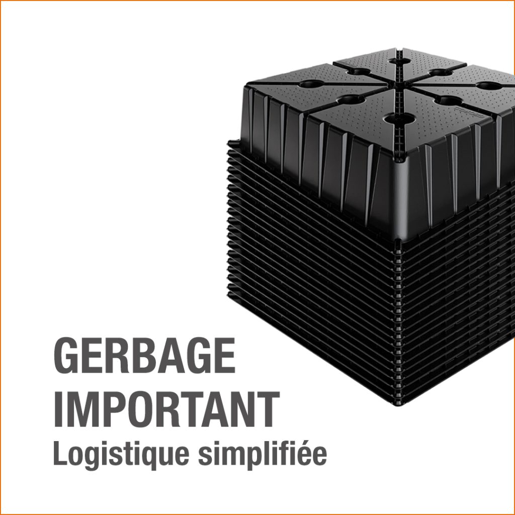 Gerbage important - Logistique simplifiée
