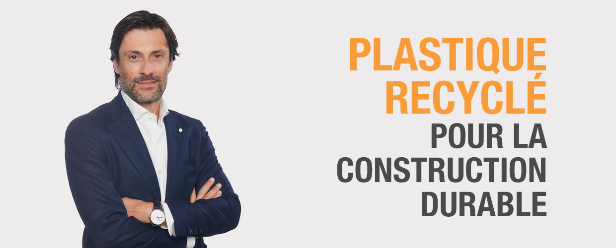 Plastique recyclé pour la construction durable