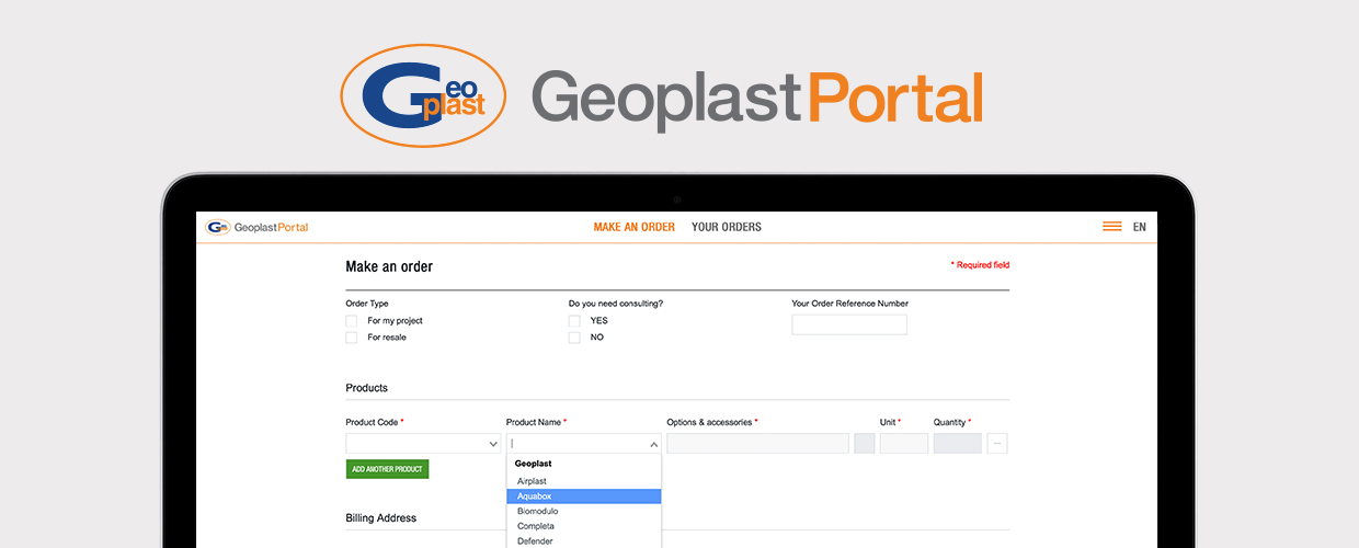 Geoplast Portal EN