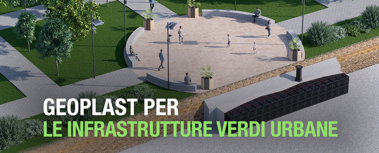 Geoplast per le infrastrutture verdi urbane