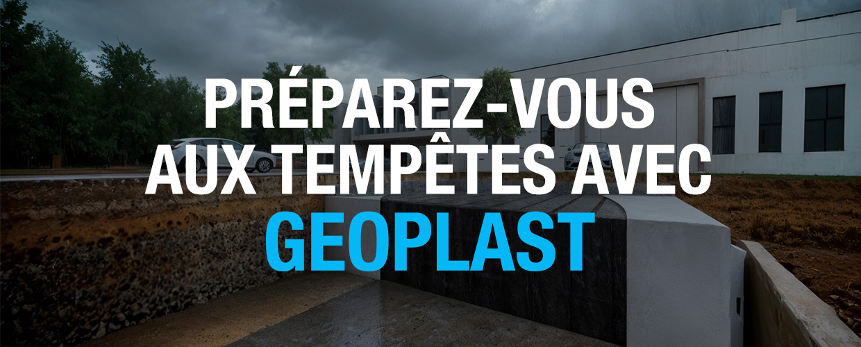 Réalisez des projets résistants aux tempêtes avec une rétention d’eau allant jusqu’à 96 %