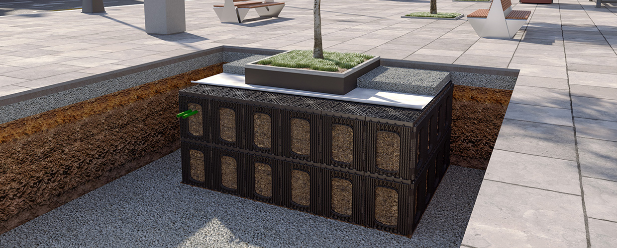 Healthy trees for natural water control