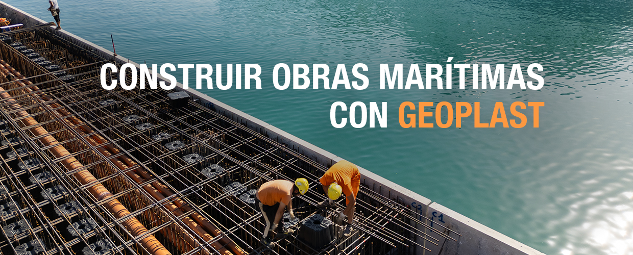 Construir obras marítimas con geoplast