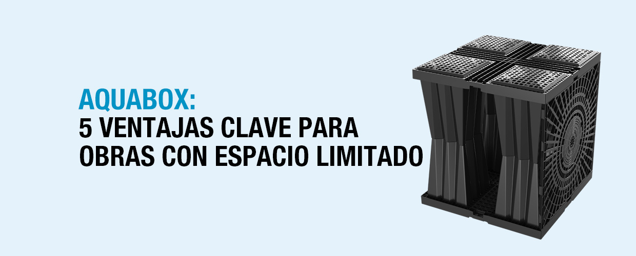 Aquabox 5 ventajas clave para obras con espacio limitado