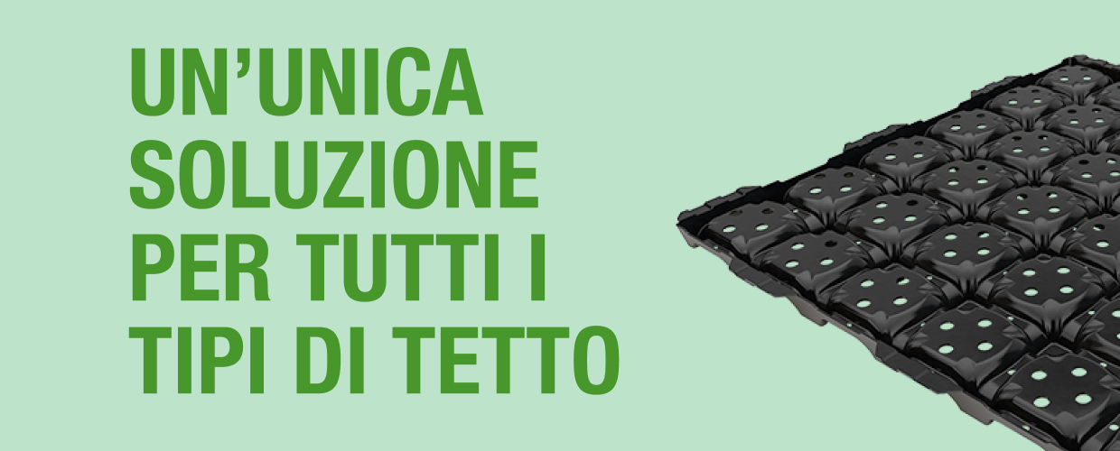 Un’unica soluzione per tutti i tipi di tetto