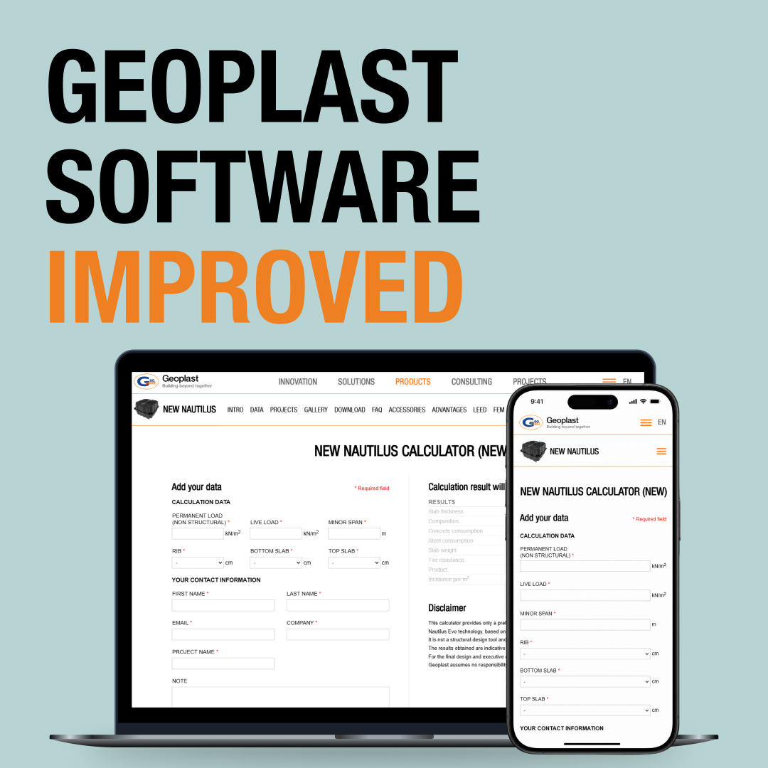 Geoplast New Nautilus & New Nautilus Evo calculators are improved