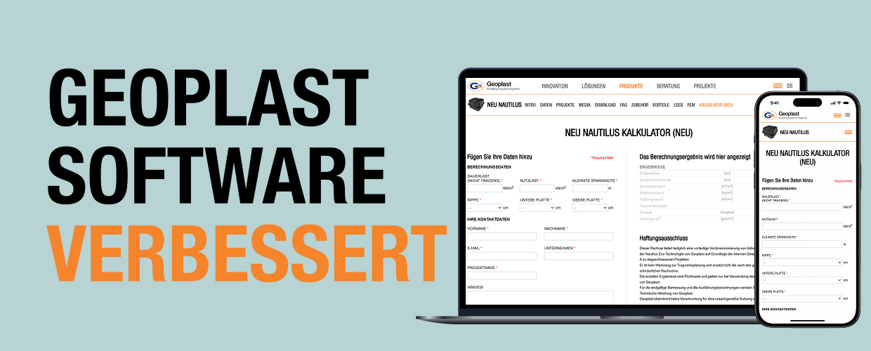 Die Geoplast Neue Nautilus und Neue Nautilus Evo Rechner wurden verbessert
