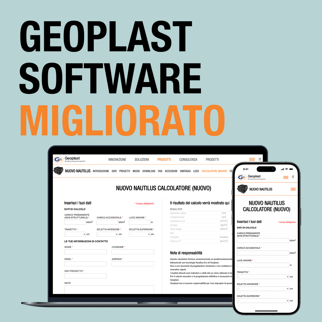 I calcolatori Geoplast Nuovo Nautilus e Nuovo Nautilus Evo sono stati migliorati