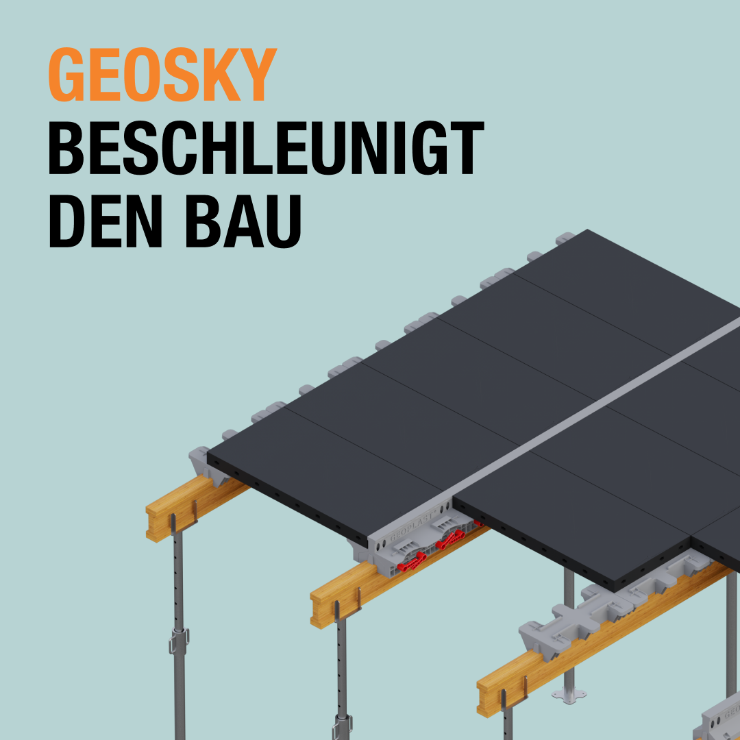 Geosky beschleunigt den Bau durch eine schnelle Montage