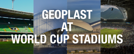 Geoplast products in FIFA World Cup stadium projects