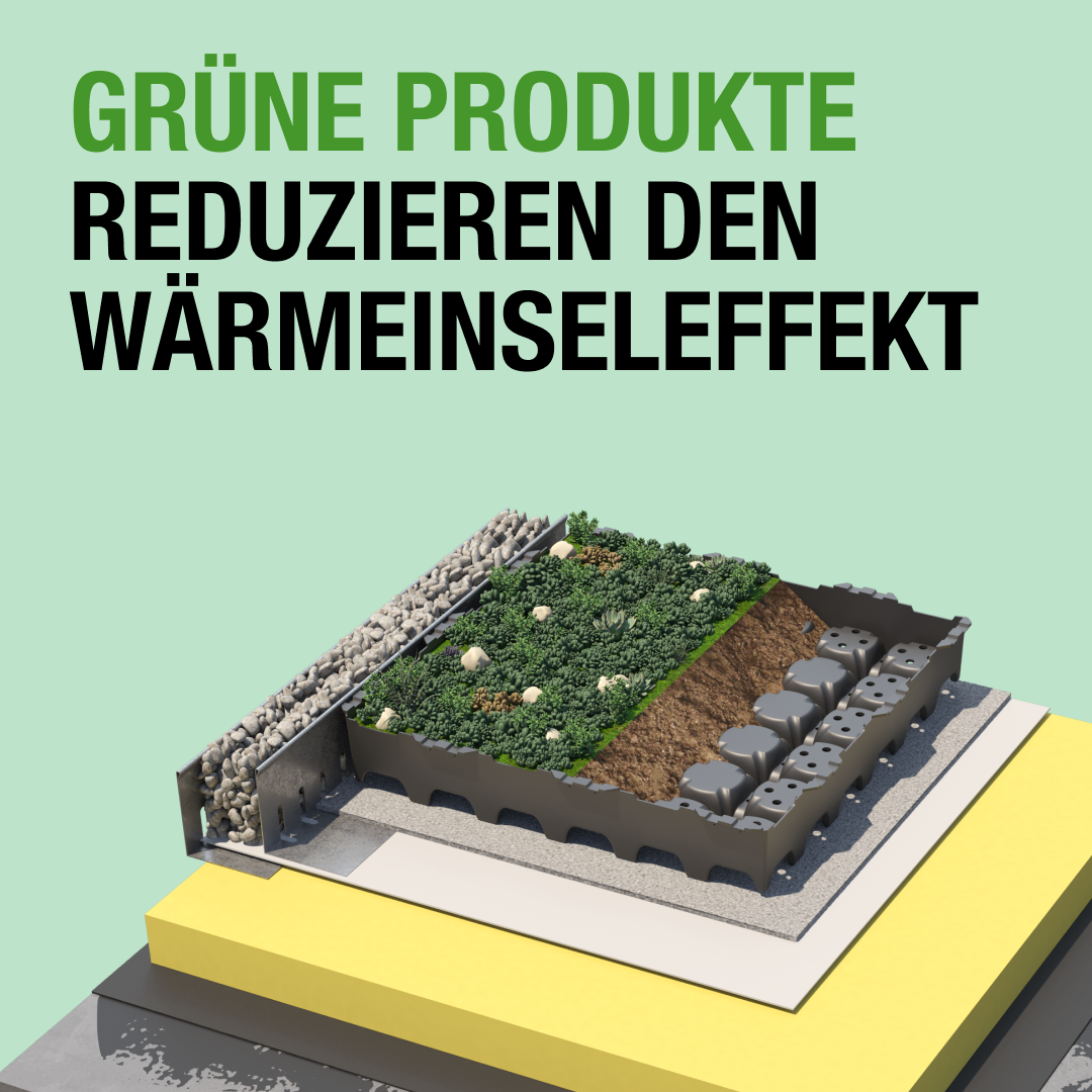 Geoplast-Produkte reduzieren den Hitzeinseleffekt