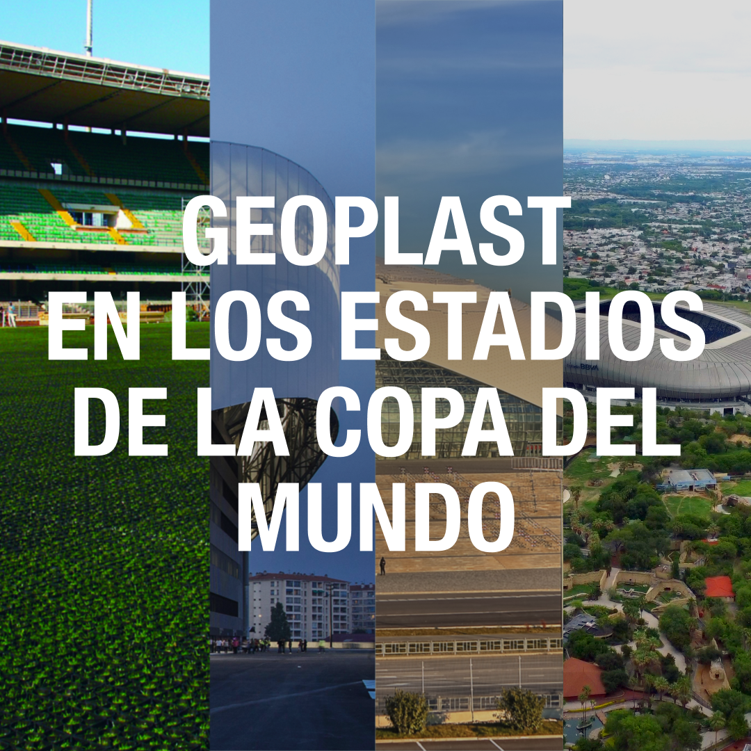 Productos Geoplast en proyectos de estadios de la Copa Mundial de la FIFA