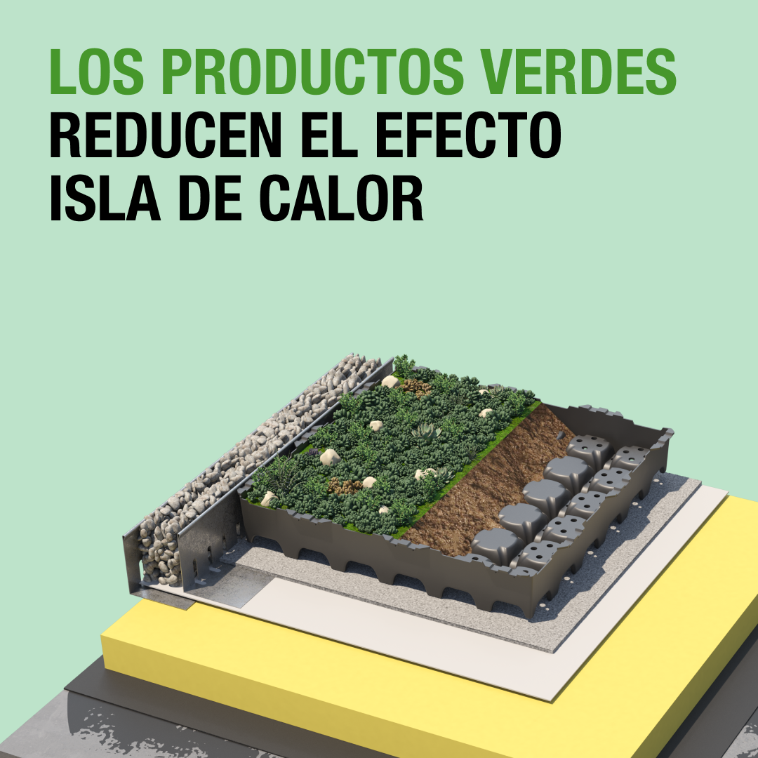 Los productos Geoplast reducen el efecto isla de calor
