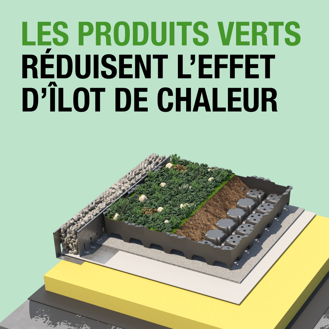 Les produits Geoplast réduisent l&rsquo;effet d&rsquo;îlot de chaleur urbain