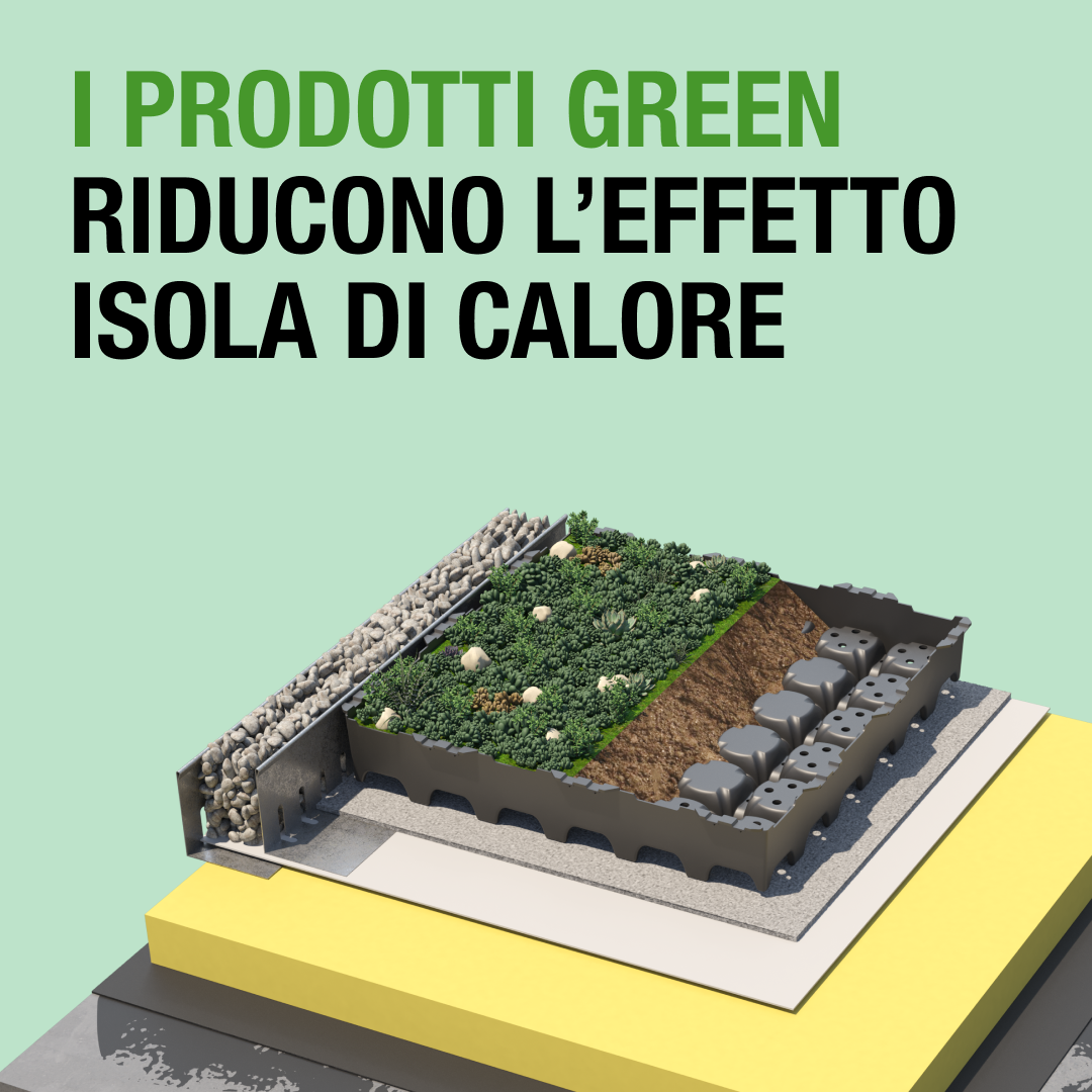 I prodotti Geoplast riducono l’effetto isola di calore urbana