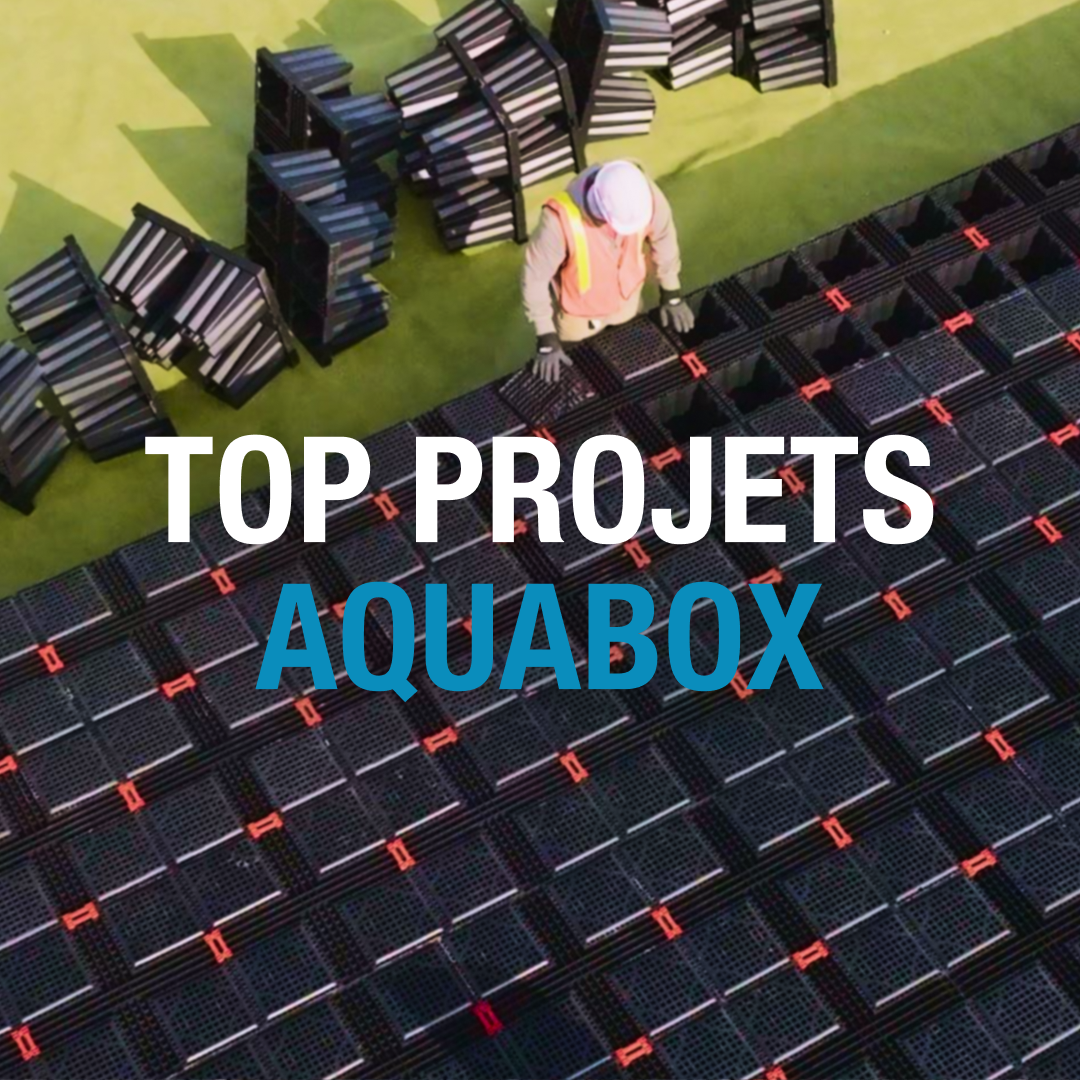 Les meilleurs projets Aquabox répondent aux enjeux liés aux eaux pluviales